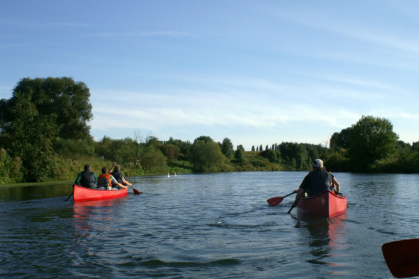 Kanufahren auf der Lippe. Foto: Lippetouristik